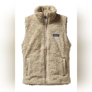 Patagonia Los Gatos Sherpa Fleece Vest Taupe Size Medium